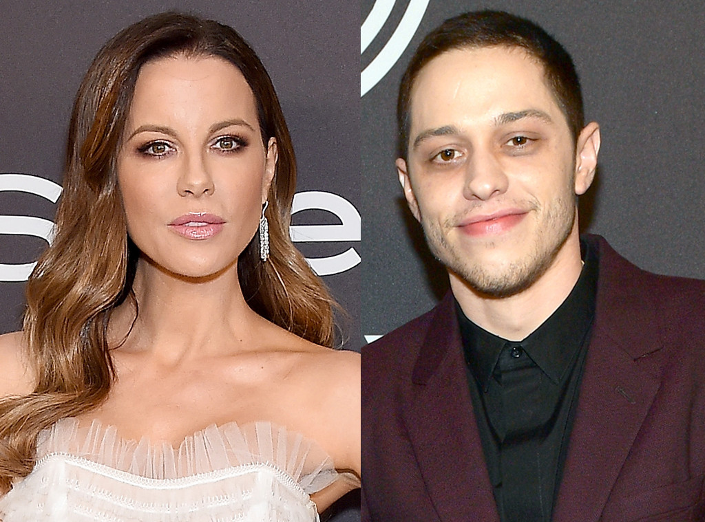 Pete Davidson and Kate Beckinsale Spotted Flirting at 2019 Golden